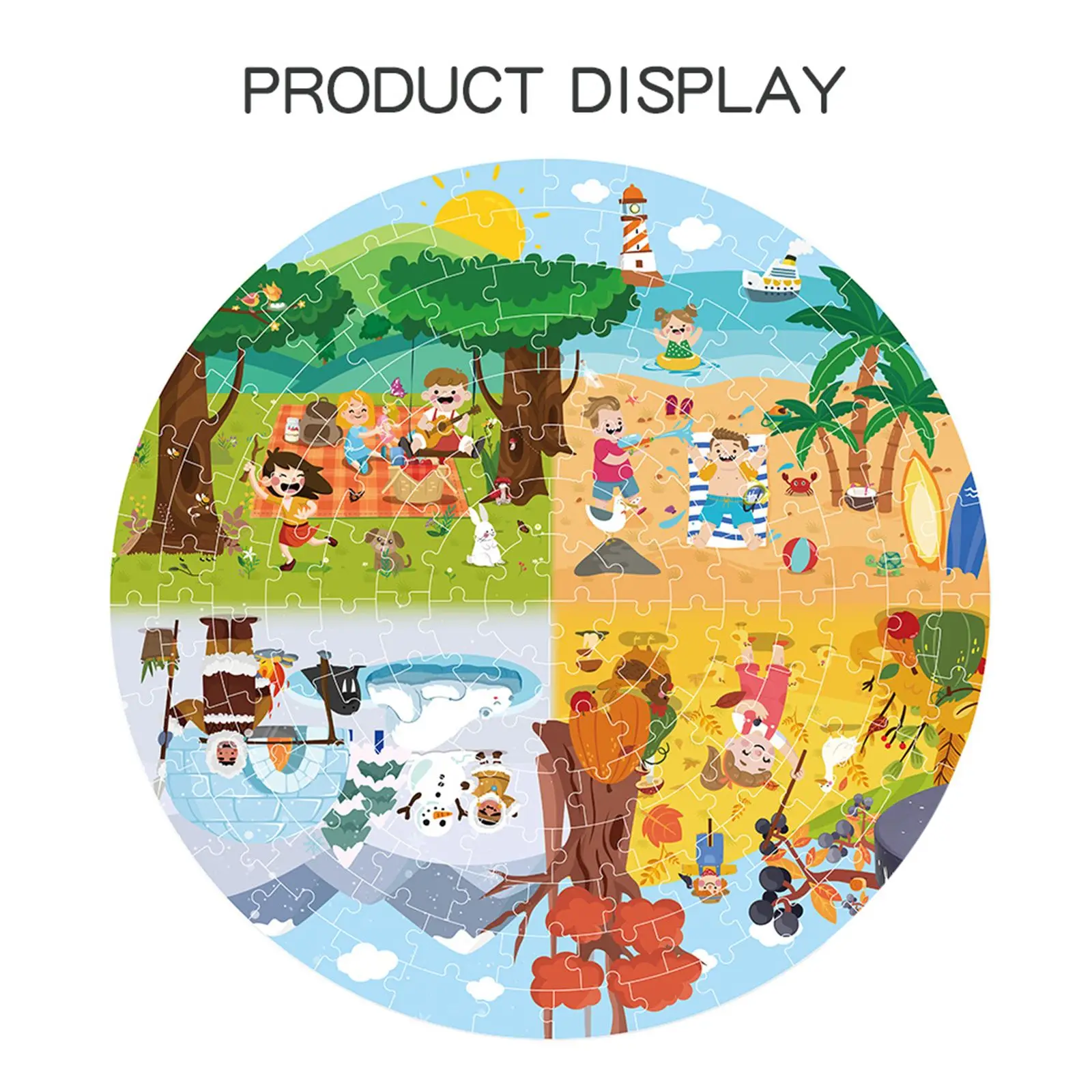 150pcs Children'S Four Seasons Spring Summer Autumn And Winter Theme Puzzles Colorful And Interesting For Children Development
150pcs Children'S Four Seasons Spring Summer Autumn And Winter Theme Puzzles Colorful And Interesting For Children Development