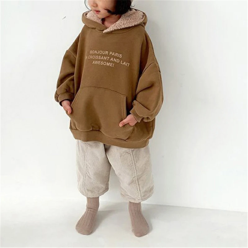 Kid Baby Boy Girl Sweatshirts Warm Cotton Fleece Winter Autumn Tops Long Sleeve High Collar Children's Clothing
Kid Baby Boy Girl Sweatshirts Warm Cotton Fleece Winter Autumn Tops Long Sleeve High Collar Children's Clothing