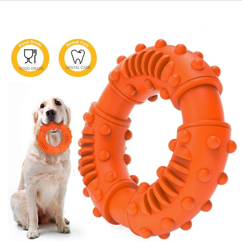 Dog Bite Ringpet Dog Toy Anti-Bite Soft Rubber Pet Training Molar Toy Dog Dental Care Cleaning Molar Chewing Toy
Dog Bite Ringpet Dog Toy Anti-Bite Soft Rubber Pet Training Molar Toy Dog Dental Care Cleaning Molar Chewing Toy