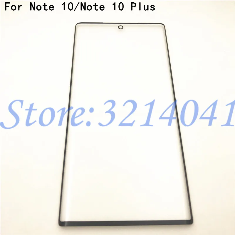 Передний Внешний сенсорный экран стеклянный объектив для Samsung Galaxy Note 10 N970 и Plus N975