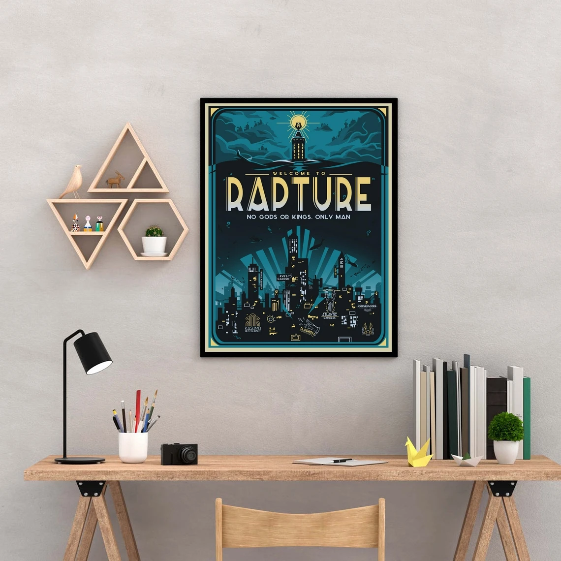 Bioshock Creative Design Minimalist Video Game Poster Art Print Canvas Painting Wall Pictures Living Room Home Decor (No Frame)
Bioshock Creative Design Minimalist Video Game Poster Art Print Canvas Painting Wall Pictures Living Room Home Decor (No Frame)