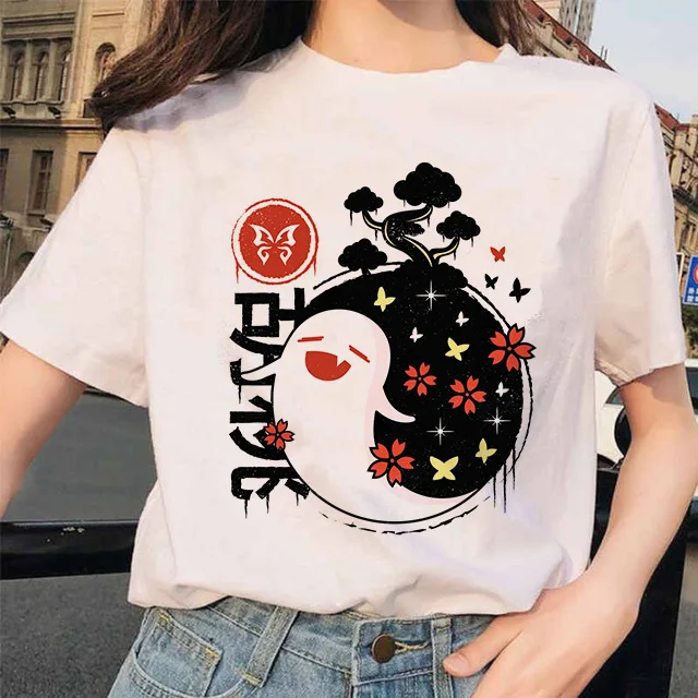 Genshin Impact T Shirt Women Hot Game Graphic Tees Unisex Kawaii Summer Tops Harajuku Cartoon Hu Tao T-shirt Funny Keqing Female
Genshin Impact T Shirt Women Hot Game Graphic Tees Unisex Kawaii Summer Tops Harajuku Cartoon Hu Tao T-shirt Funny Keqing Female