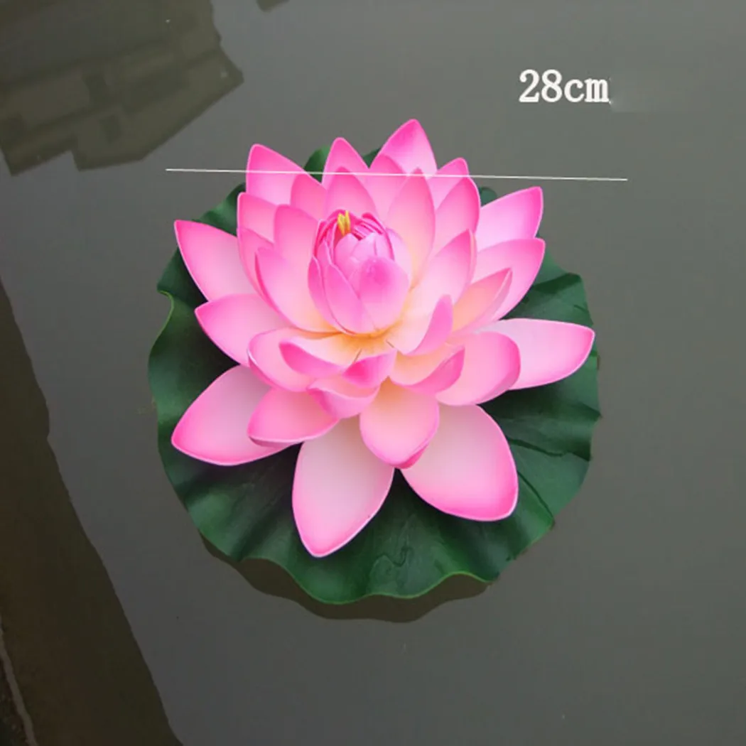 1 X Artificial Lotus Flower 28cm Approx Large Artificial Floating Pond Lilly Pads Flowers Pool Water Decoration
1 X Artificial Lotus Flower 28cm Approx Large Artificial Floating Pond Lilly Pads Flowers Pool Water Decoration