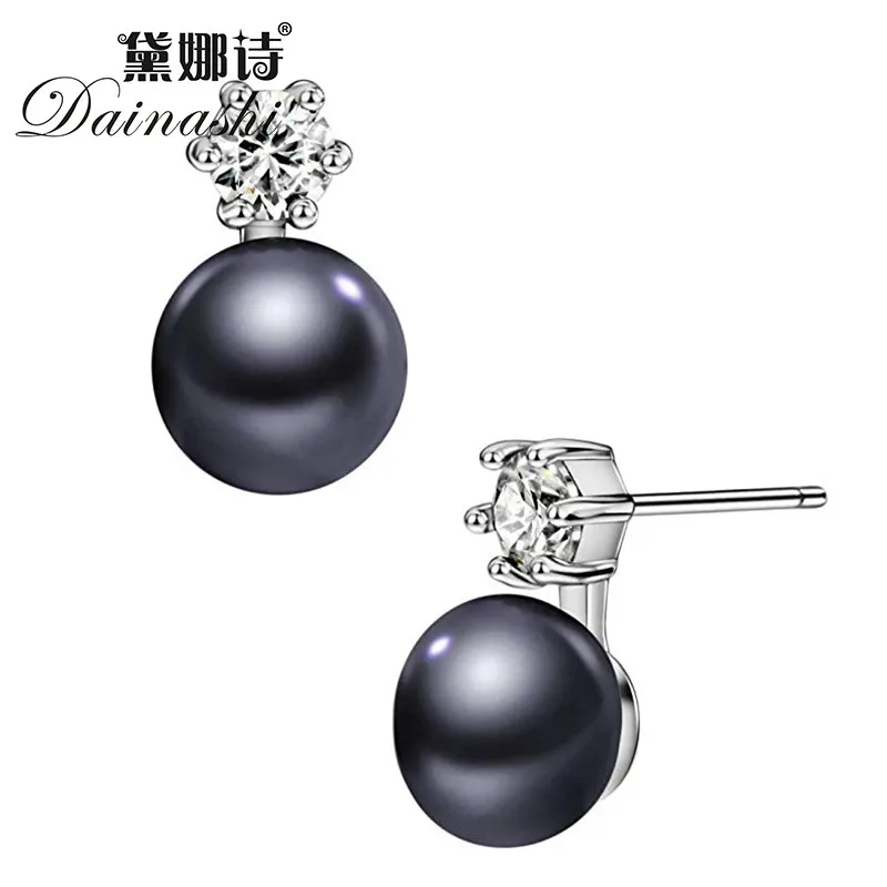 Dainashi 925 Sterling Silver 8-9mm natural Freshwater Pearl 2020hot Zircon Rhinestone Stud earrings High Jewelry Gifts for Women
Dainashi 925 Sterling Silver 8-9mm natural Freshwater Pearl 2020hot Zircon Rhinestone Stud earrings High Jewelry Gifts for Women