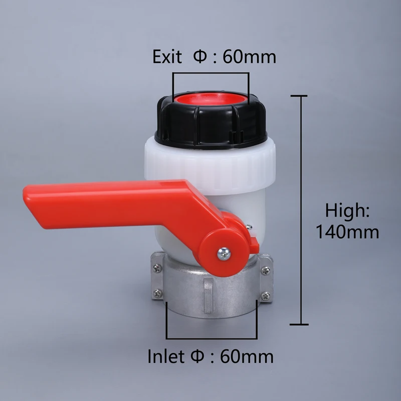 Durable IBC Tank Valve 62MM 75MM Replacement Valve Corrosion Resistant Ball Valve and Butterfly Valve 
Durable IBC Tank Valve 62MM 75MM Replacement Valve Corrosion Resistant Ball Valve and Butterfly Valve