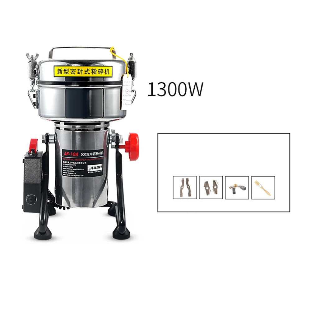 220V Commercial Electric Stainless Steel Sealed Chinese Medicine Grinder Flour Mill Pulverizer Crusher Powder Machine 500G
220V Commercial Electric Stainless Steel Sealed Chinese Medicine Grinder Flour Mill Pulverizer Crusher Powder Machine 500G