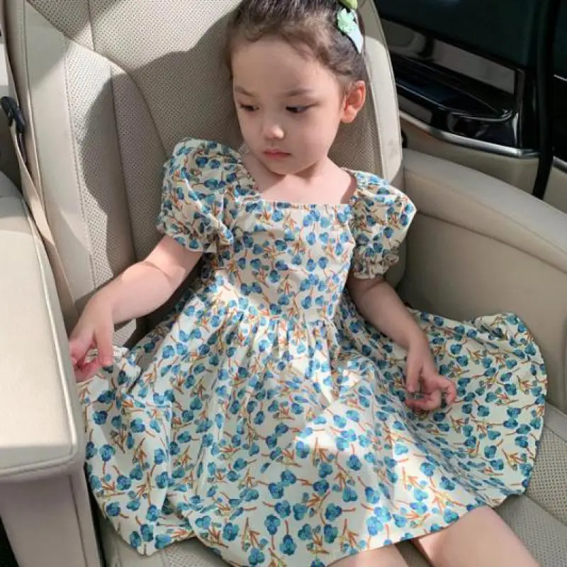 Baby Girls Princess Dress New Fashion Puff Sleeve Summer Cotton Floral Dresses Toddler Kid Party Sweet Clothes Children For 1-7t
Baby Girls Princess Dress New Fashion Puff Sleeve Summer Cotton Floral Dresses Toddler Kid Party Sweet Clothes Children For 1-7t