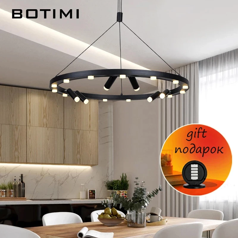 BOTIMI Modern Black Round Metal Pendant Lights For Dining Vintage Industrial Style Wire Pedant Lamps Indoor Lighting Bar Lamp
BOTIMI Modern Black Round Metal Pendant Lights For Dining Vintage Industrial Style Wire Pedant Lamps Indoor Lighting Bar Lamp