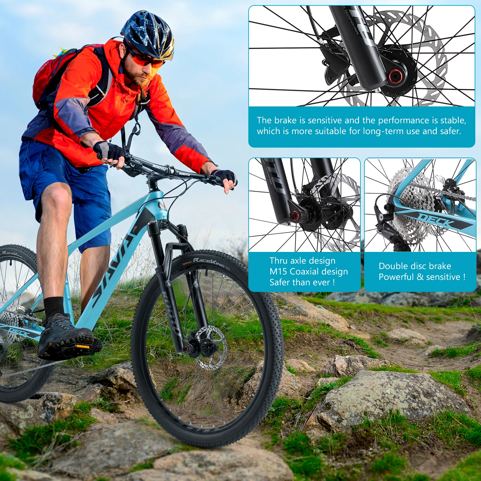 SAVA DECK 6.0 mountain bike 29 inch carbon fiber mountain bike MTB bike with Shimano DEORE M6000 30-speed Bicicleta outdoor comm
SAVA DECK 6.0 mountain bike 29 inch carbon fiber mountain bike MTB bike with Shimano DEORE M6000 30-speed Bicicleta outdoor comm