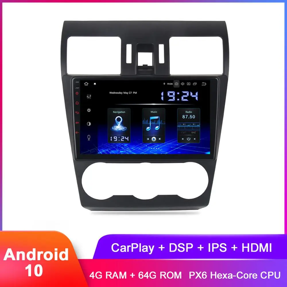 Автомобильная стереосистема система под управлением Android 10 с 9 "IPS дисплеем GPS