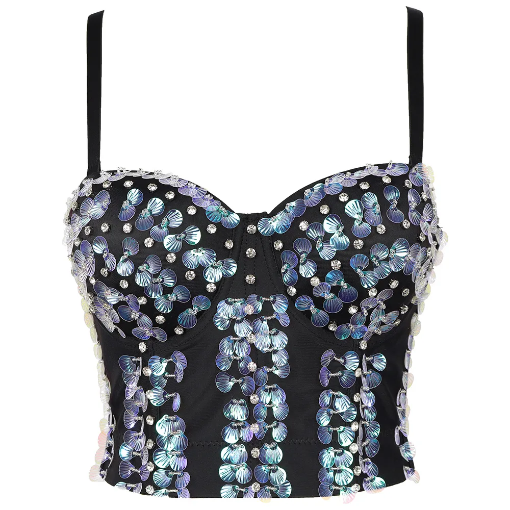 Sexy Diamond Body Shaping Bead Bra Stage Performance Sling Vest Belly Dance Costume
Sexy Diamond Body Shaping Bead Bra Stage Performance Sling Vest Belly Dance Costume