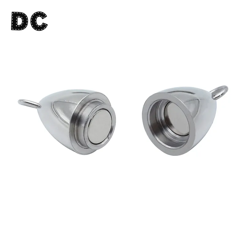 2pcs/lot 9x26mm Stainless Steel Magnetic Clasp Hooks Necklace Bracelet End Cap DIY Jewelry Findings
2pcs/lot 9x26mm Stainless Steel Magnetic Clasp Hooks Necklace Bracelet End Cap DIY Jewelry Findings