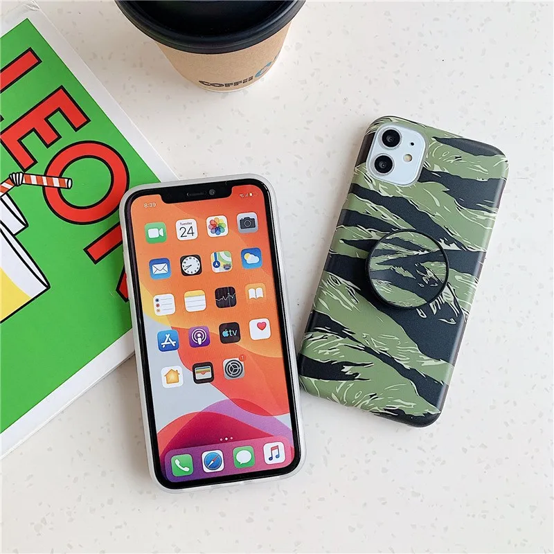 simple Camouflage bracket Couple's Phone Cover Case For Iphone X 11 pro Xs Max Xr 10 8 7 Plus se 4.7 Luxury Soft Coque Fundas
simple Camouflage bracket Couple's Phone Cover Case For Iphone X 11 pro Xs Max Xr 10 8 7 Plus se 4.7 Luxury Soft Coque Fundas