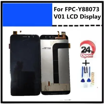 5 0 "черный для FPC Y88073 V01 ЖК дисплей Дисплей с сенсорным экраном Экран планшета