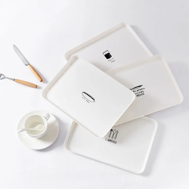 Cartoon Dessert Tray Creative Plastic Cartoon Square Decoration Kitchen Breakfast Bread Snack Plate Multifunction Serving Trays
Cartoon Dessert Tray Creative Plastic Cartoon Square Decoration Kitchen Breakfast Bread Snack Plate Multifunction Serving Trays