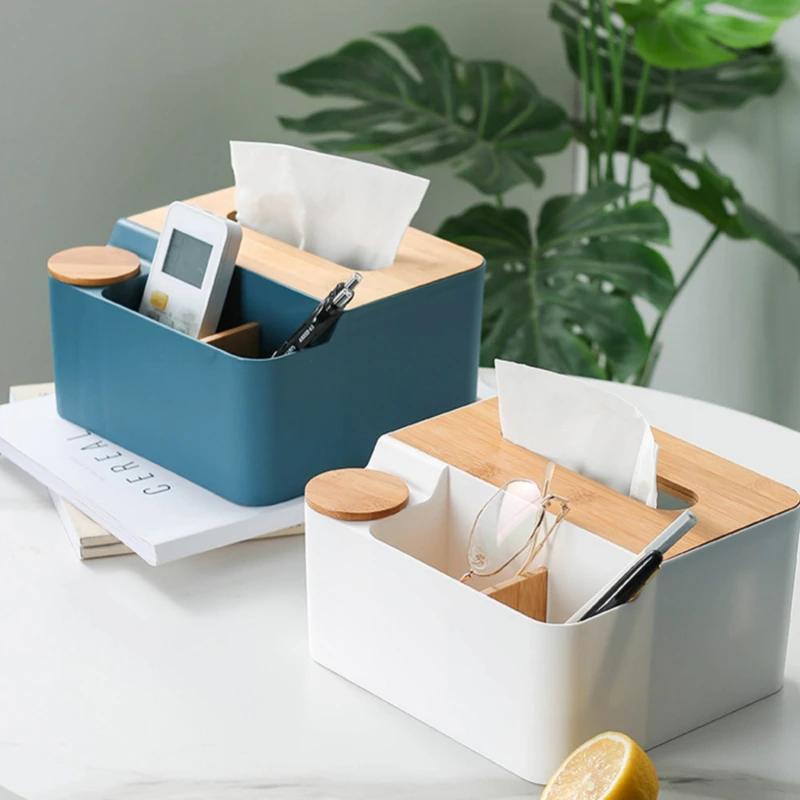 Tissue Box with Bamboo Cover Napkin Holder Home Storage Boxes Dispenser Case Office Organizer for Toilet, Bathroom, Bedroom
Tissue Box with Bamboo Cover Napkin Holder Home Storage Boxes Dispenser Case Office Organizer for Toilet, Bathroom, Bedroom