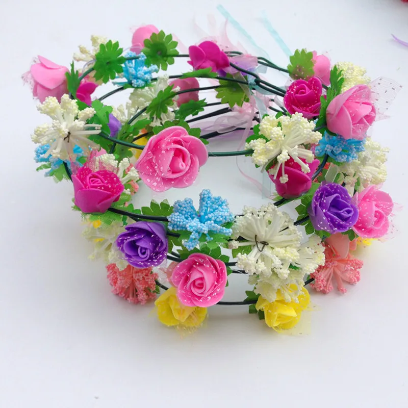 2022 New Colorful Foam Flower Headband Garland Women Girls Floral Hairband Hair Accessories Wedding Party Favor
2022 New Colorful Foam Flower Headband Garland Women Girls Floral Hairband Hair Accessories Wedding Party Favor