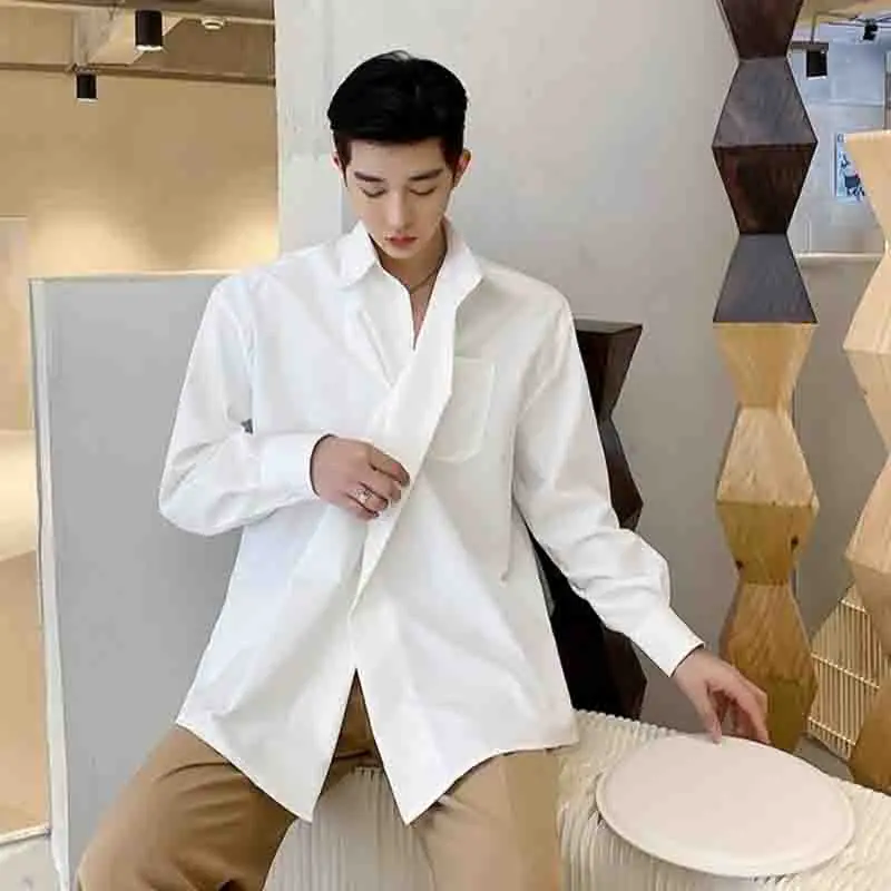 Early autumn design one grain button loose long sleeve shirt fashion men's fashion Japanese fashion chic net red shirt
Early autumn design one grain button loose long sleeve shirt fashion men's fashion Japanese fashion chic net red shirt