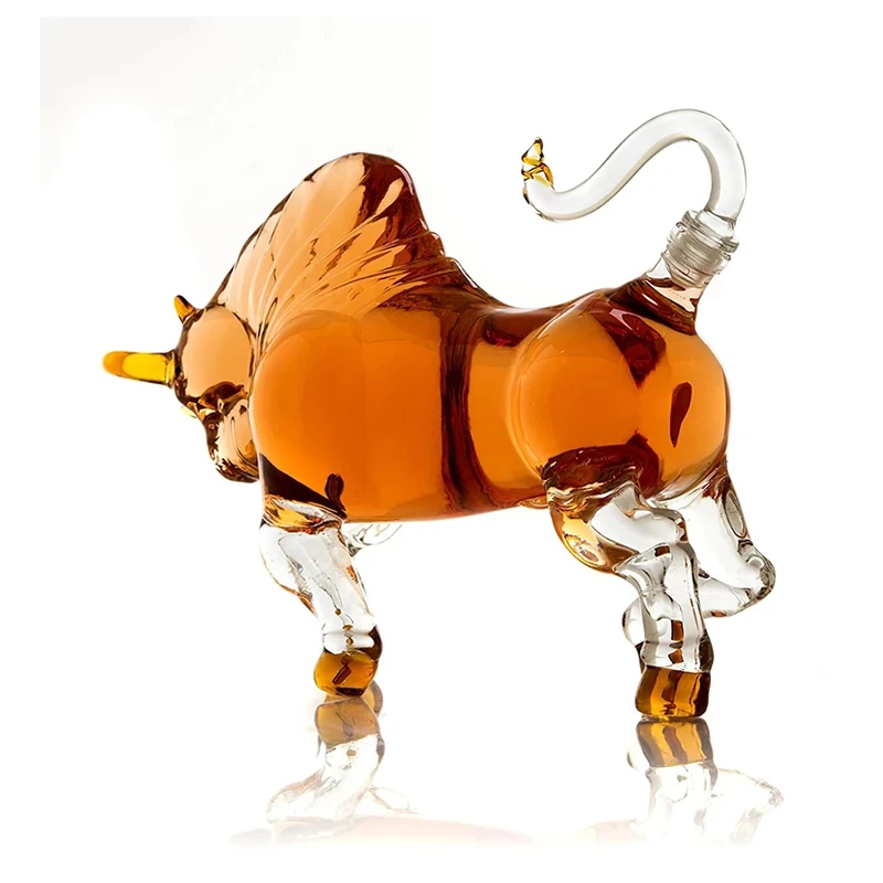 15ml 1000ml Animal Shape Bull Glass Wine Bottle Whiskey Scotch Glass Flask Bar Accessories Barware Wine Decanter
15ml 1000ml Animal Shape Bull Glass Wine Bottle Whiskey Scotch Glass Flask Bar Accessories Barware Wine Decanter