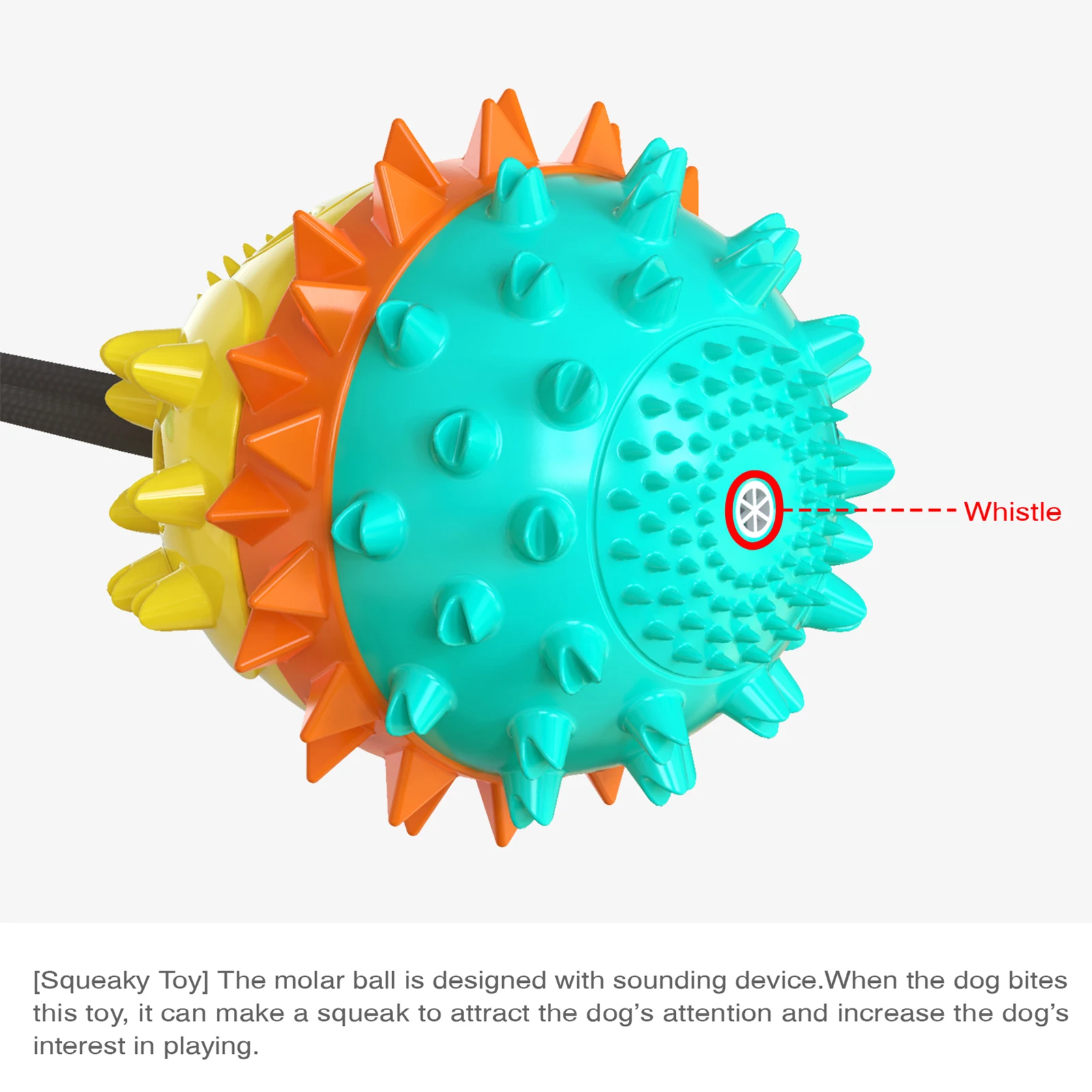 Dog Toys Interactive Suction Cup Dog Tug Toy Dog Chew Ball Molar Bite Toy Elastic Ropes Tooth Cleaning Chewing Supplies
Dog Toys Interactive Suction Cup Dog Tug Toy Dog Chew Ball Molar Bite Toy Elastic Ropes Tooth Cleaning Chewing Supplies