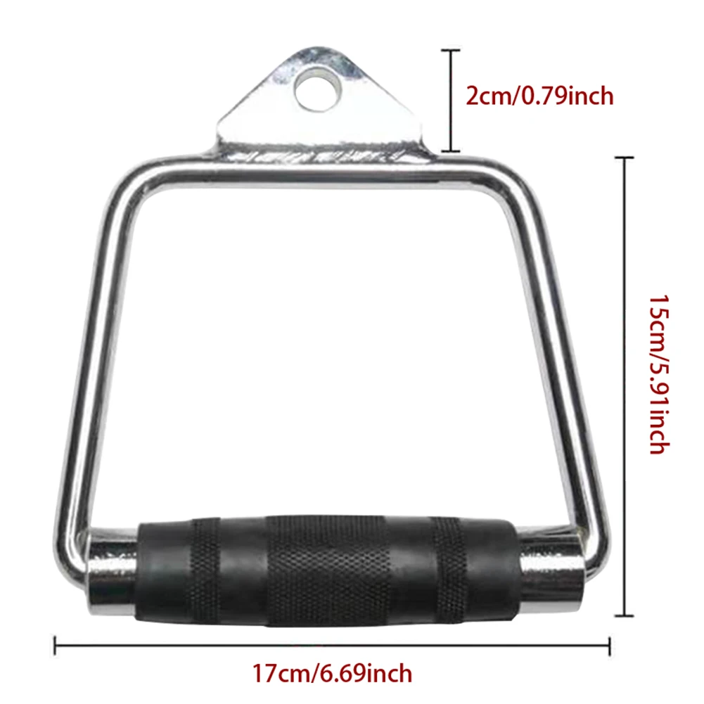 With Rubber Handgrips Durable Workout Exercise High Strength Multifunction Cable Attachment Single D Handle Easy Install Home
With Rubber Handgrips Durable Workout Exercise High Strength Multifunction Cable Attachment Single D Handle Easy Install Home