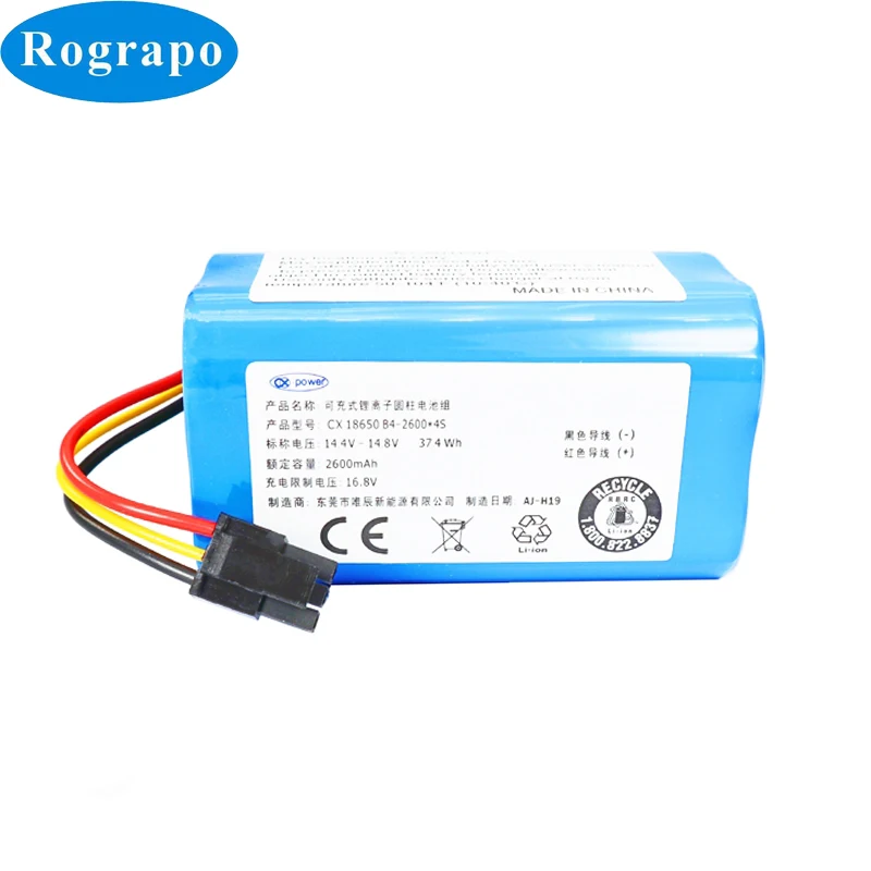 Новый запасной аккумулятор 14,4 В, 2600 мАч для Haier TAB-T360W TAB-T510S HB-X300Gplus, аккумуляторная батарея с 3-проводной вилкой 
Новый запасной аккумулятор 14,4 В, 2600 мАч для Haier TAB-T360W TAB-T510S HB-X300Gplus, аккумуляторная батарея с 3-проводной вилкой