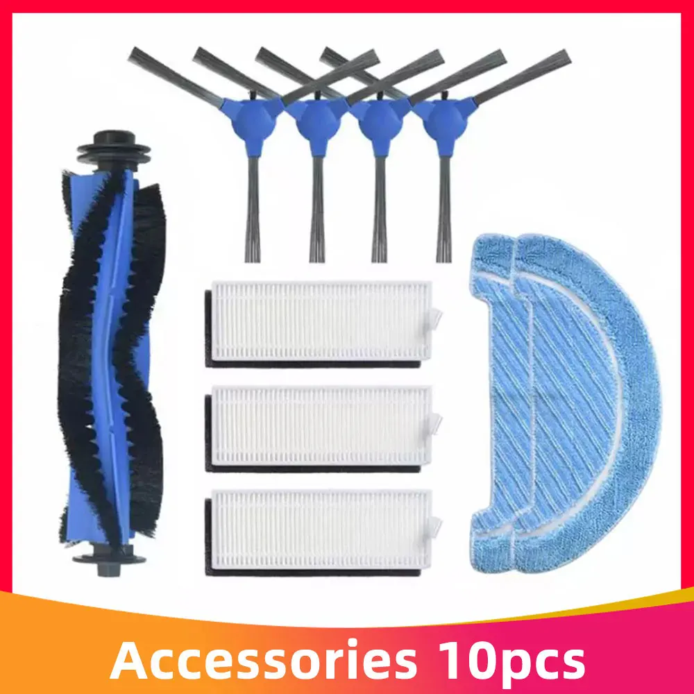Main Brush Side Brush Hepa Filter Mop Replacement for Cecotec Conga 1090 1790 Ultra Robotic Vacuum Cleaner Spare Parts
Main Brush Side Brush Hepa Filter Mop Replacement for Cecotec Conga 1090 1790 Ultra Robotic Vacuum Cleaner Spare Parts