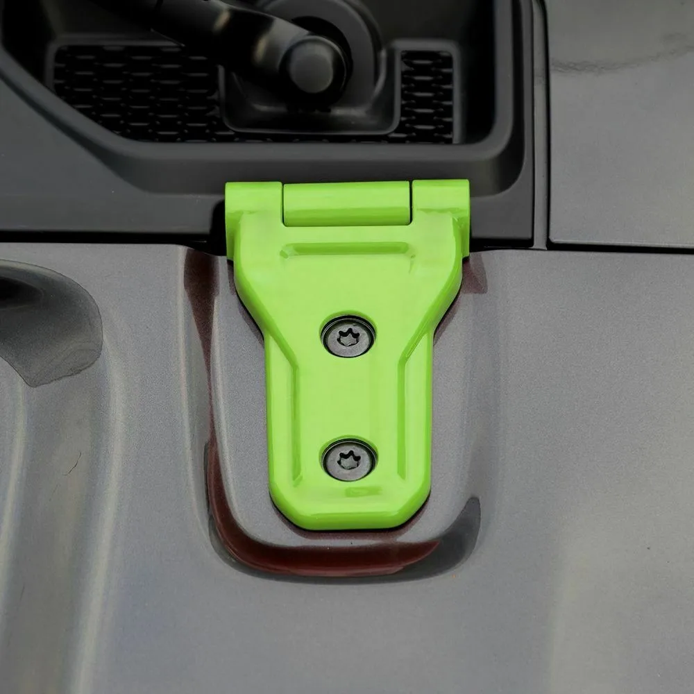 Обшивка крышки двигателя для Jeep Wrangler JL/JT 2018, зеленая петля, 2 шт., ABS, абсолютно новый
Обшивка крышки двигателя для Jeep Wrangler JL/JT 2018, зеленая петля, 2 шт., ABS, абсолютно новый