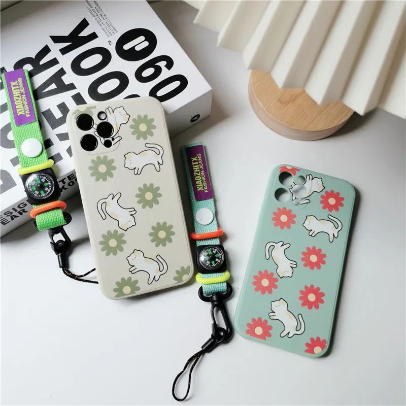 Cartoon Animal Cat Flowers Female With Lanyard Hard Case For Iphone 11 12 13 Pro Max 7 8 Plus Xr X Xs Se 2020 Phone Cover Fundas
Cartoon Animal Cat Flowers Female With Lanyard Hard Case For Iphone 11 12 13 Pro Max 7 8 Plus Xr X Xs Se 2020 Phone Cover Fundas