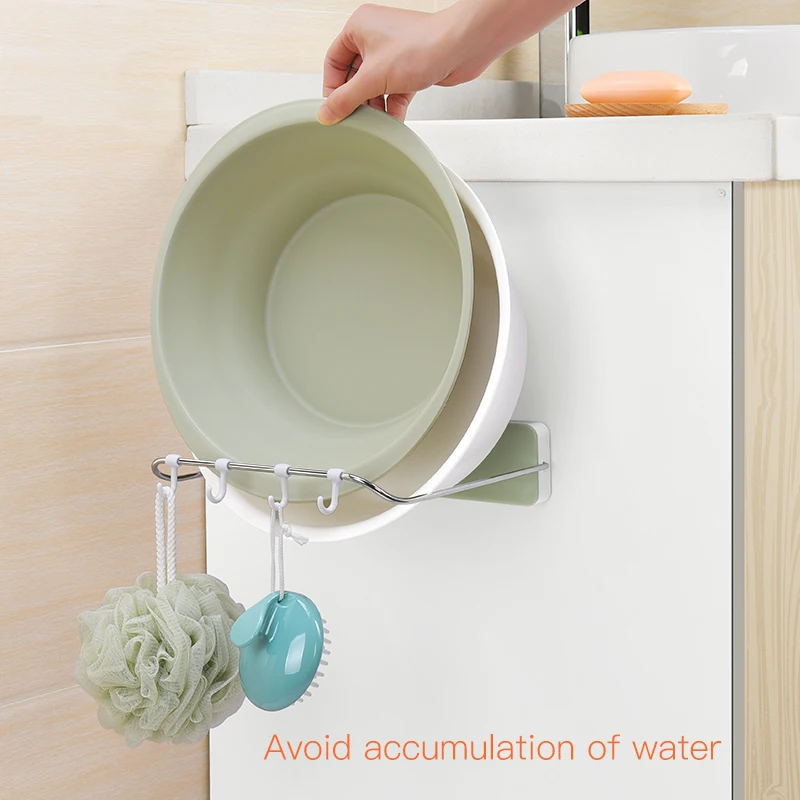 bathroom storage Punch-free Wall Mounted Washbasin Storage Rack Towel Hook Hanging Shelf Organizer kitchen items Stand Storage
bathroom storage Punch-free Wall Mounted Washbasin Storage Rack Towel Hook Hanging Shelf Organizer kitchen items Stand Storage