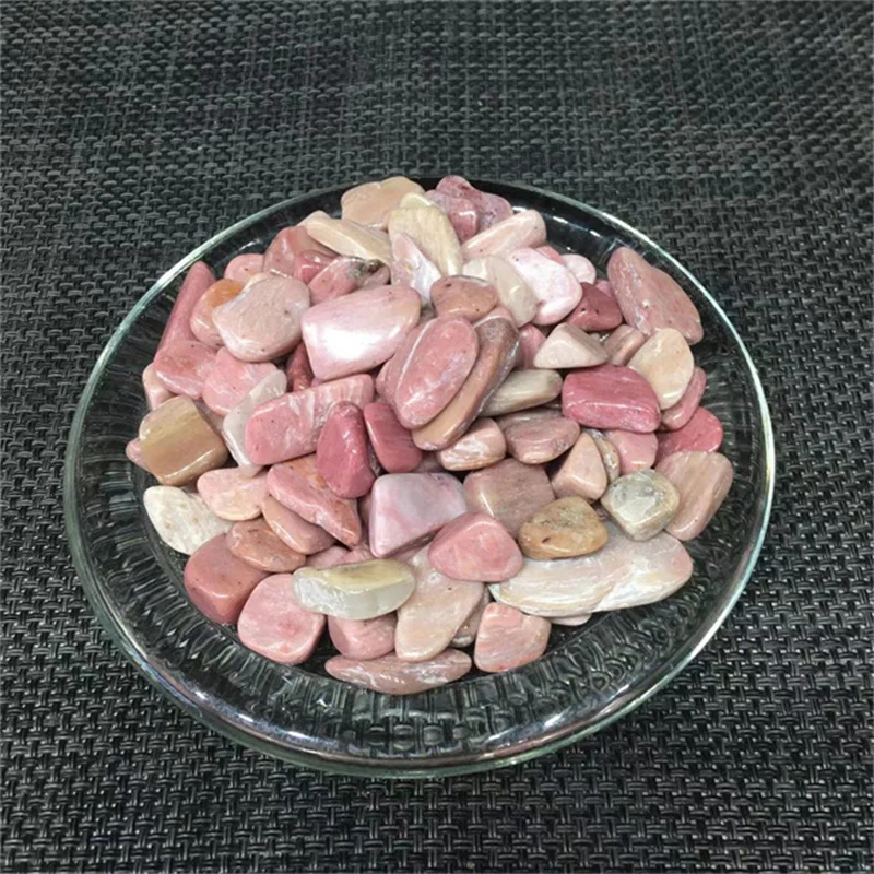 Wholesale polished crystals healing stones gravel natural pink rhodonite chips for garden decoration
Wholesale polished crystals healing stones gravel natural pink rhodonite chips for garden decoration
