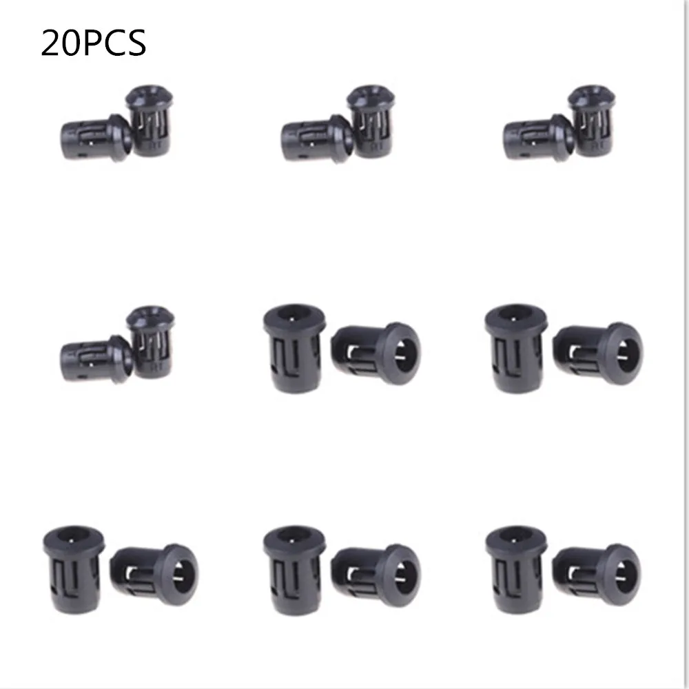 20pcs 3mm/5mm/8mm/10mm Black Plastic Lamp LED Diode Holder Black Clip Bezel Socket Mount
20pcs 3mm/5mm/8mm/10mm Black Plastic Lamp LED Diode Holder Black Clip Bezel Socket Mount