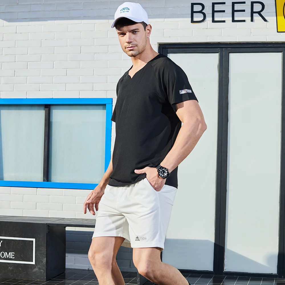 Men Shorts Sets Solid 2021 Summer Short Sleeve Button Shirt Beach Shorts Male Sportswear Casual Mens TrackSuit 2 Pieces EU Size
Men Shorts Sets Solid 2021 Summer Short Sleeve Button Shirt Beach Shorts Male Sportswear Casual Mens TrackSuit 2 Pieces EU Size