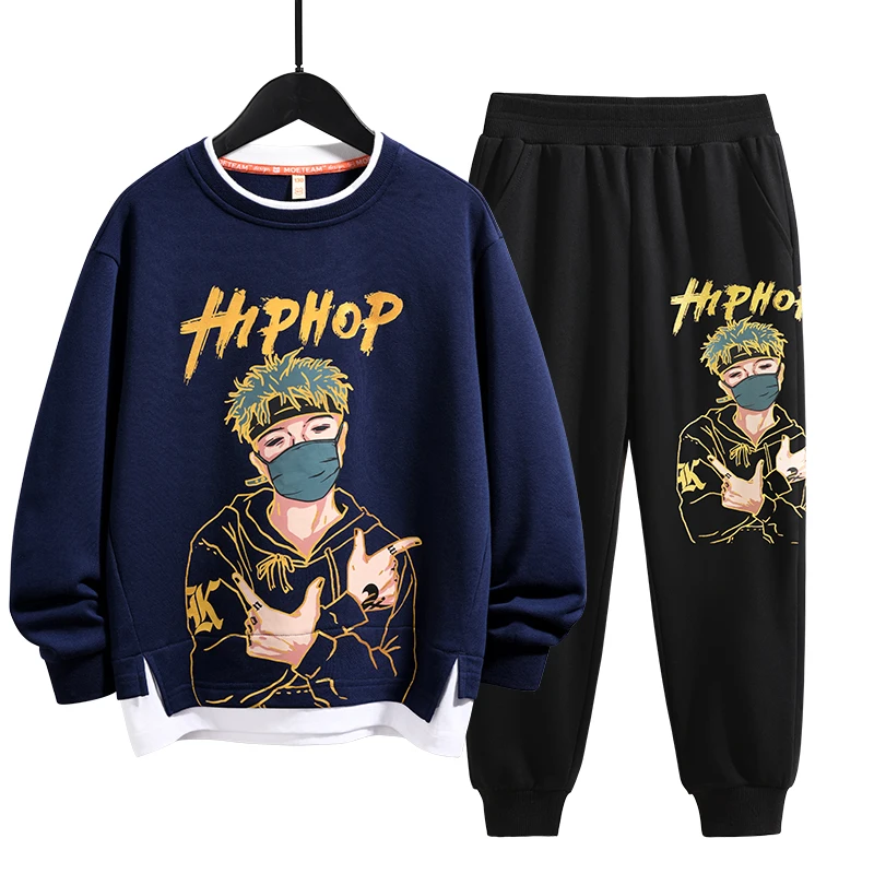 Children's Sweatshirt Suit Boys' Top 2021 New Korean Style Western Style Medium and Big Children's Spring and Autumn Fried
Children's Sweatshirt Suit Boys' Top 2021 New Korean Style Western Style Medium and Big Children's Spring and Autumn Fried
