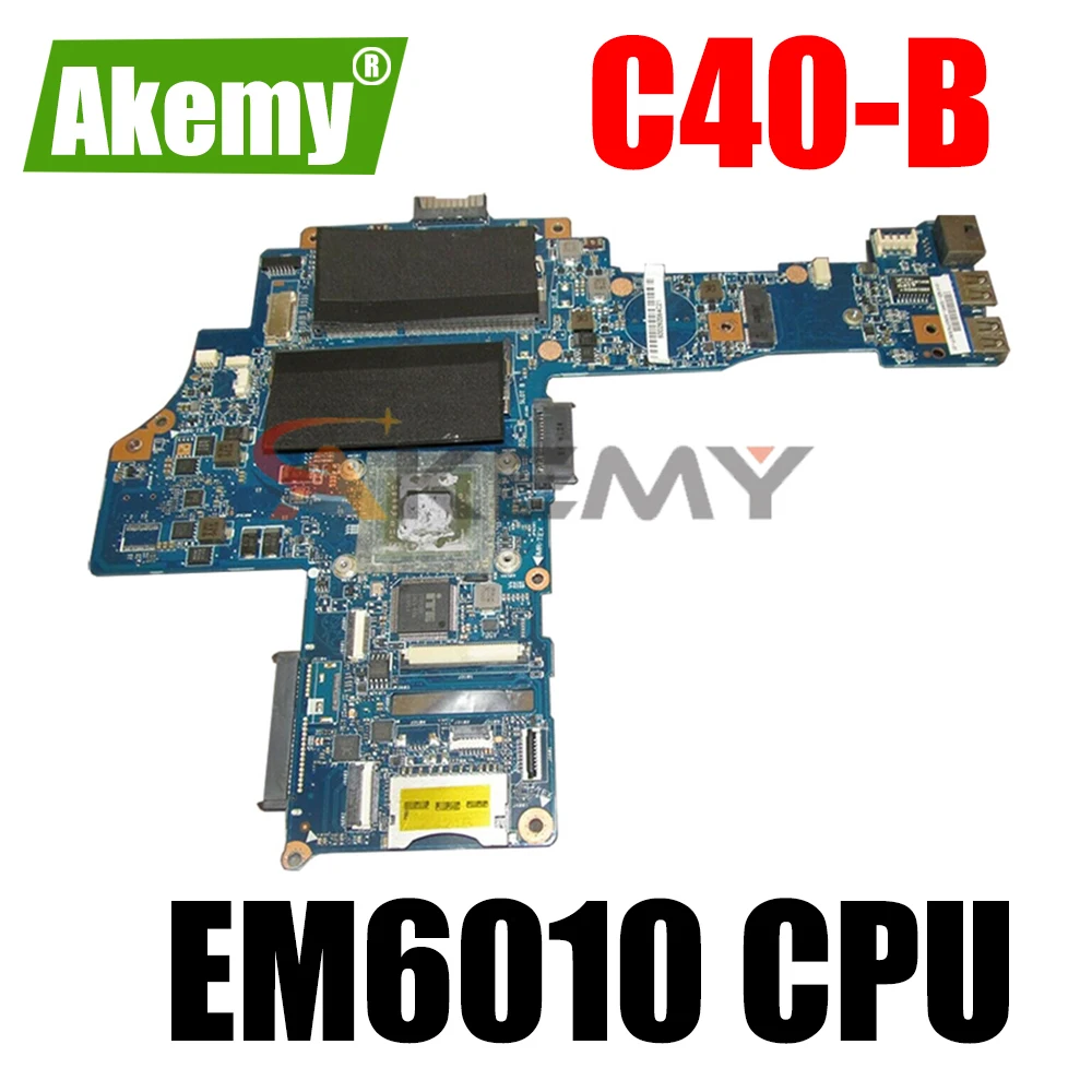 Материнская плата AKEMY для ноутбука Toshiba Satellite C40-B H000078250, EM6010 CPU DDR3, протестирована полностью
Материнская плата AKEMY для ноутбука Toshiba Satellite C40-B H000078250, EM6010 CPU DDR3, протестирована полностью