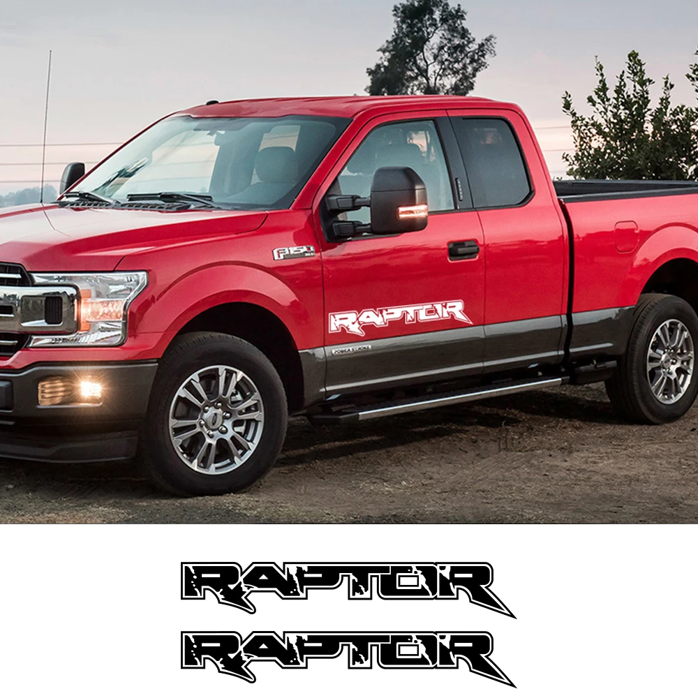 2 шт. Авто Виниловая пленка спортивные наклейки для автомобиля Ford Raptor F150 F250 F350 F450
