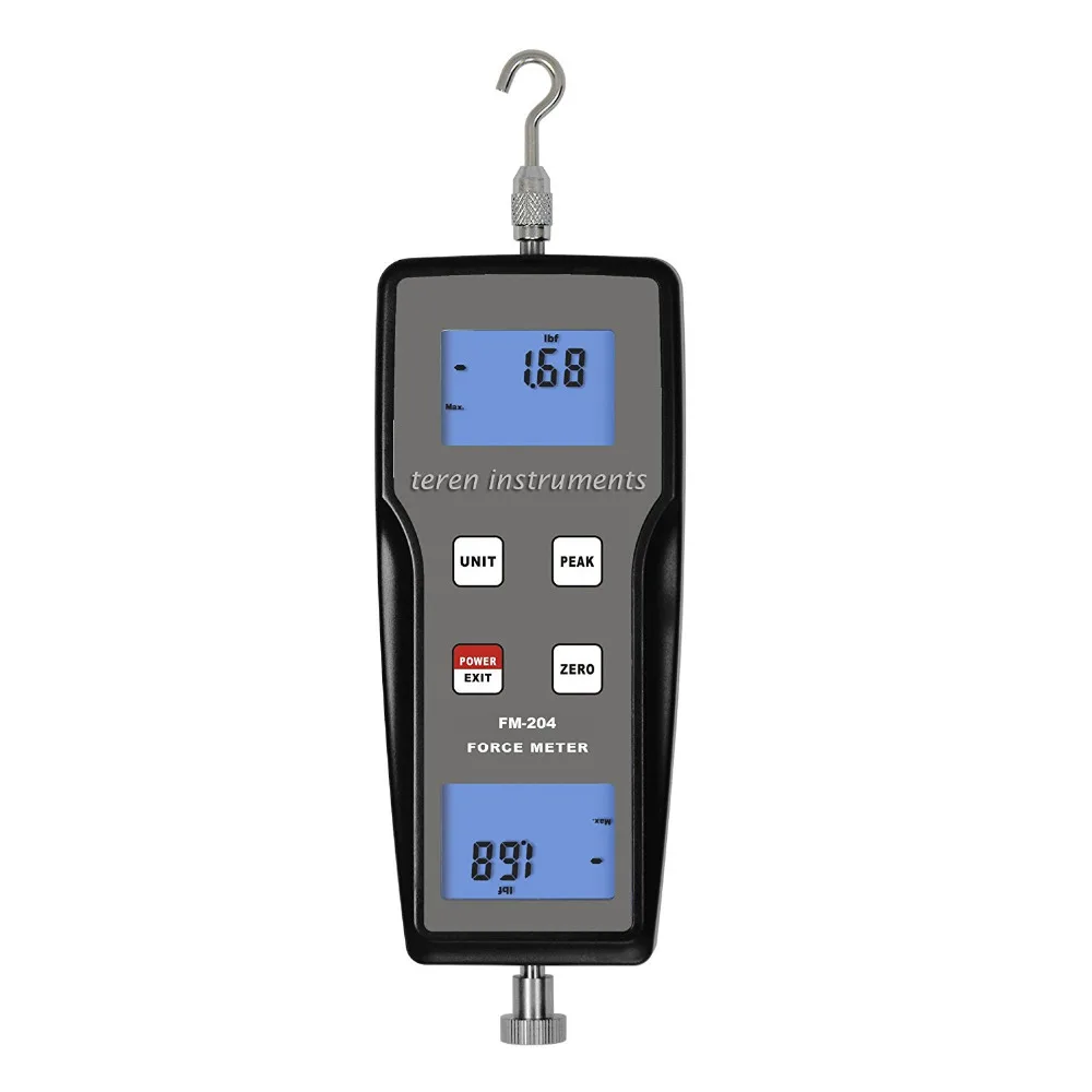 Teren FM-204-1k Multi-functional Digital Force Gauge Push Pull Force Testing Meter for Electronics Building Hardware
