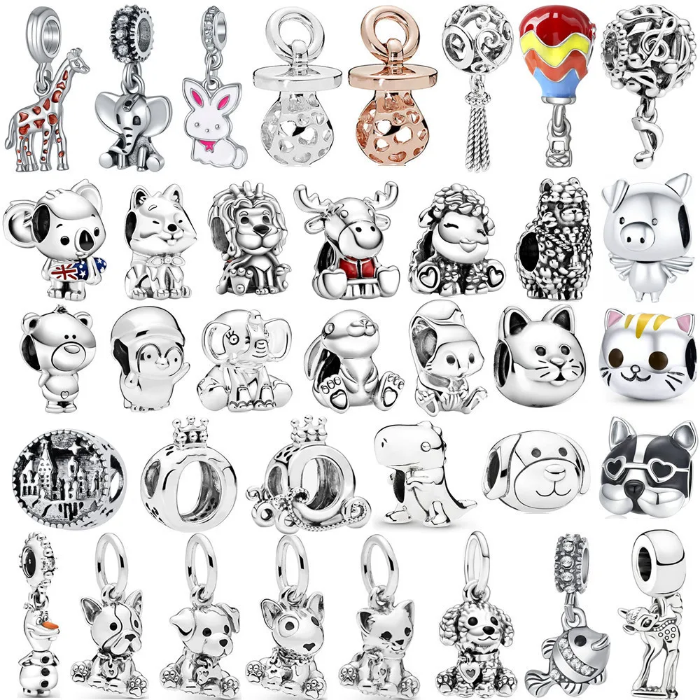 1Pcs Fashion Cute Animal Balloon Musical Note Crown Car Pendant Fits Original Pandora Charm Bracelet Necklace Lady DIY Jewelry
1Pcs Fashion Cute Animal Balloon Musical Note Crown Car Pendant Fits Original Pandora Charm Bracelet Necklace Lady DIY Jewelry