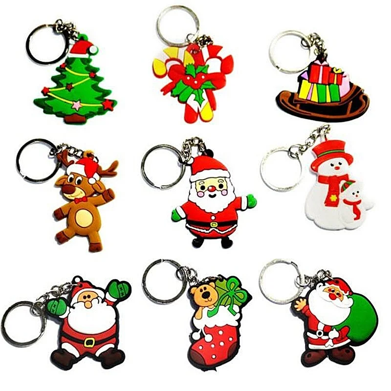 6 Pcs/Lots Fashion Funny Key Ring Christmas Tree Santa Claus Key for Decoration Key Chain Gift Christmas Randomly 2022
6 Pcs/Lots Fashion Funny Key Ring Christmas Tree Santa Claus Key for Decoration Key Chain Gift Christmas Randomly 2022