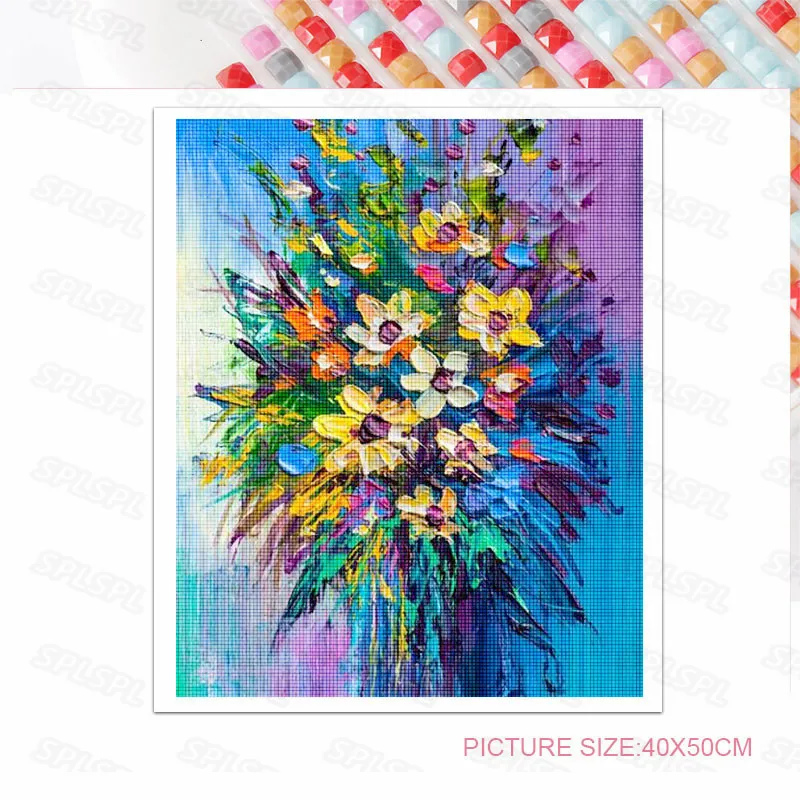 Diy Diamond Painting Color Paint Graffiti Flowers Artistic Sense of High Sense a Cluster of Small Flowers Big Sunflower Poster
Diy Diamond Painting Color Paint Graffiti Flowers Artistic Sense of High Sense a Cluster of Small Flowers Big Sunflower Poster