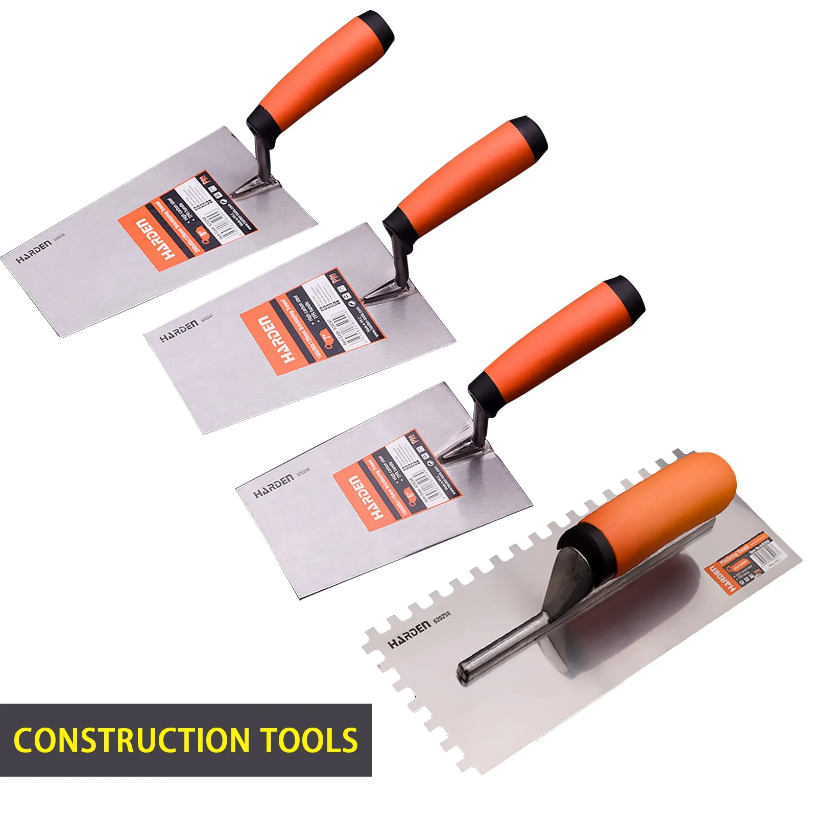 6/7/8 inch Construction Tools Putty Knife Brick Trowel Laying Carbon Steel Blade Pointing Plaster Tool Carbon Steel For Tiling
6/7/8 inch Construction Tools Putty Knife Brick Trowel Laying Carbon Steel Blade Pointing Plaster Tool Carbon Steel For Tiling