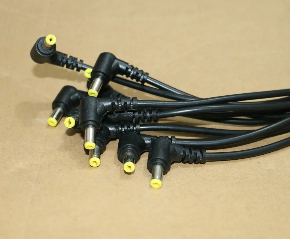 2 pcs 22AWG Right angle 5.5x1.7mm Male DC power plug connector Single Head cable with line extension cord for Acer laptop 29cm
2 pcs 22AWG Right angle 5.5x1.7mm Male DC power plug connector Single Head cable with line extension cord for Acer laptop 29cm