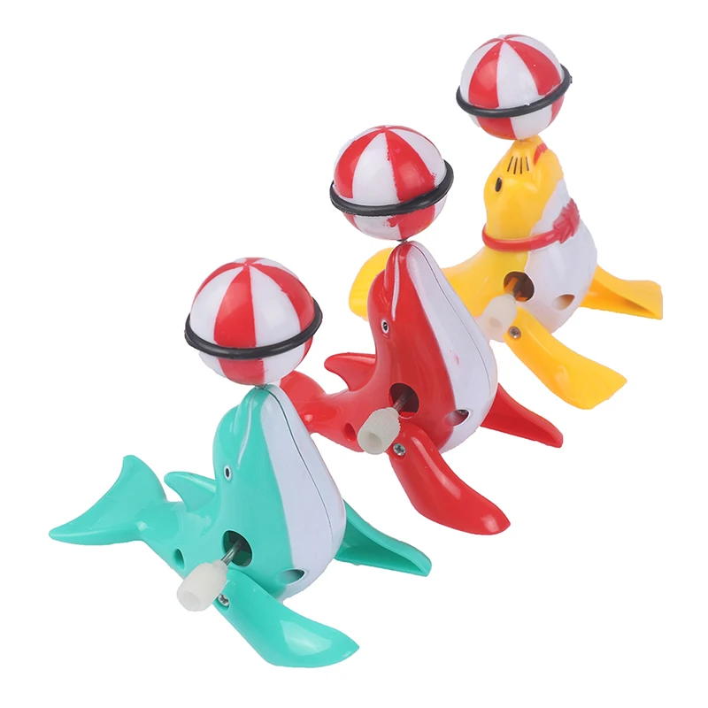 1PC Cute Clockwork Chain Cartoon Dolphin Sea Lion Wind-up Kids Educational Toys for Children Plastic Model Funny Games Toy
1PC Cute Clockwork Chain Cartoon Dolphin Sea Lion Wind-up Kids Educational Toys for Children Plastic Model Funny Games Toy