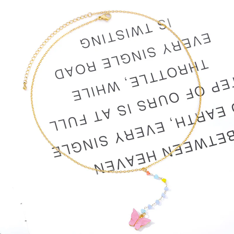 Elegant Butterfly Necklace For Women Lover Gold Chain Choker Female Neck Pendant Necklace Christmas Jewelry Accesorios BFF 2020
Elegant Butterfly Necklace For Women Lover Gold Chain Choker Female Neck Pendant Necklace Christmas Jewelry Accesorios BFF 2020