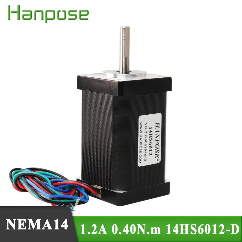100pcs Nema14 Stepper Motor 2 phase 4-Leads 1.2A 0.4N.m 60mm 14HS6012 1.8deg for 3D Printer advertising instrument stepper motor
100pcs Nema14 Stepper Motor 2 phase 4-Leads 1.2A 0.4N.m 60mm 14HS6012 1.8deg for 3D Printer advertising instrument stepper motor