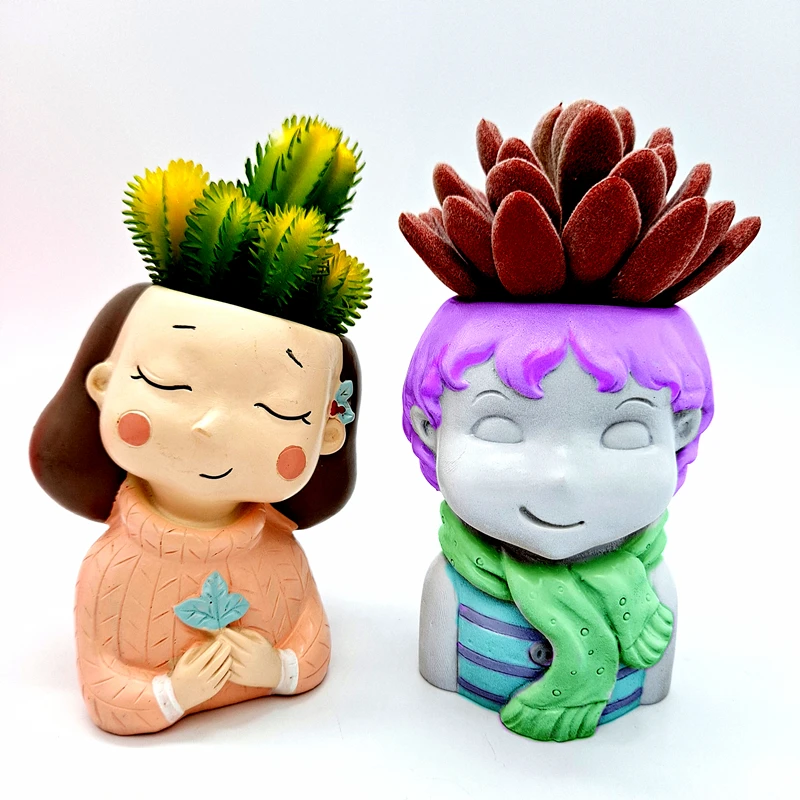 Little Girl Flower Pot Silicone Mold Inverted Resin Gypsum Concrete Crystal Dropper Mold DIY Handmade Crafts
Little Girl Flower Pot Silicone Mold Inverted Resin Gypsum Concrete Crystal Dropper Mold DIY Handmade Crafts