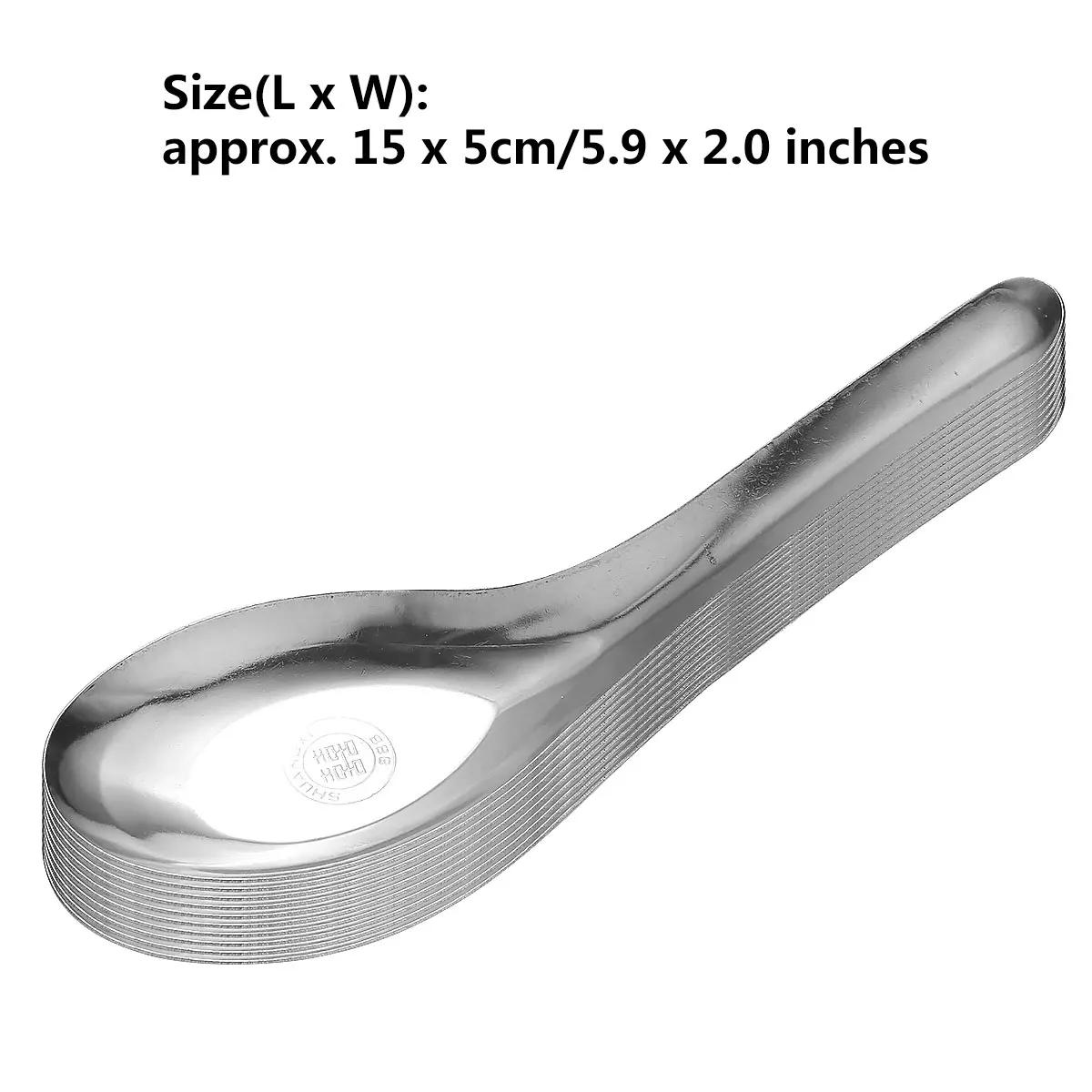 Chinese Spoons Stainless Steel Rice Soup Spoon Long Handle Flatware Cutlery Cooking Utensil Table Spoon for Kitchen Restaurant
Chinese Spoons Stainless Steel Rice Soup Spoon Long Handle Flatware Cutlery Cooking Utensil Table Spoon for Kitchen Restaurant