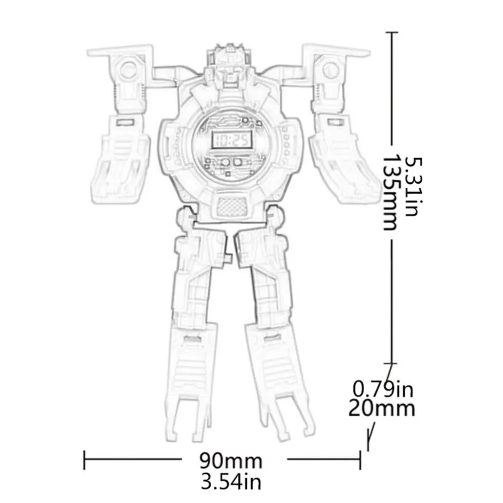 Deformed electronic watch Toys Girls Boys Birthday Gifts Creative Parent-child Interaction creative Toy
Deformed electronic watch Toys Girls Boys Birthday Gifts Creative Parent-child Interaction creative Toy