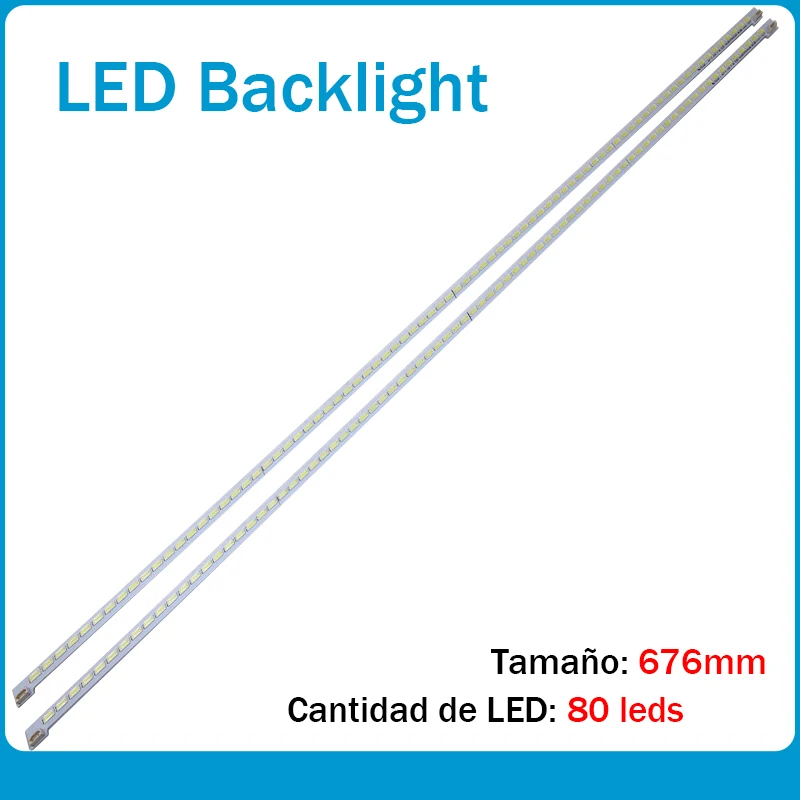 Nuevo 1 piezas 80 LED 676mm LED55X5000DE LTA550HQ22 550HQ20 HQ16 tira de LED LJ64-03515A STS550A66_80LED_rev0.1_111117
Nuevo 1 piezas 80 LED 676mm LED55X5000DE LTA550HQ22 550HQ20 HQ16 tira de LED LJ64-03515A STS550A66_80LED_rev0.1_111117