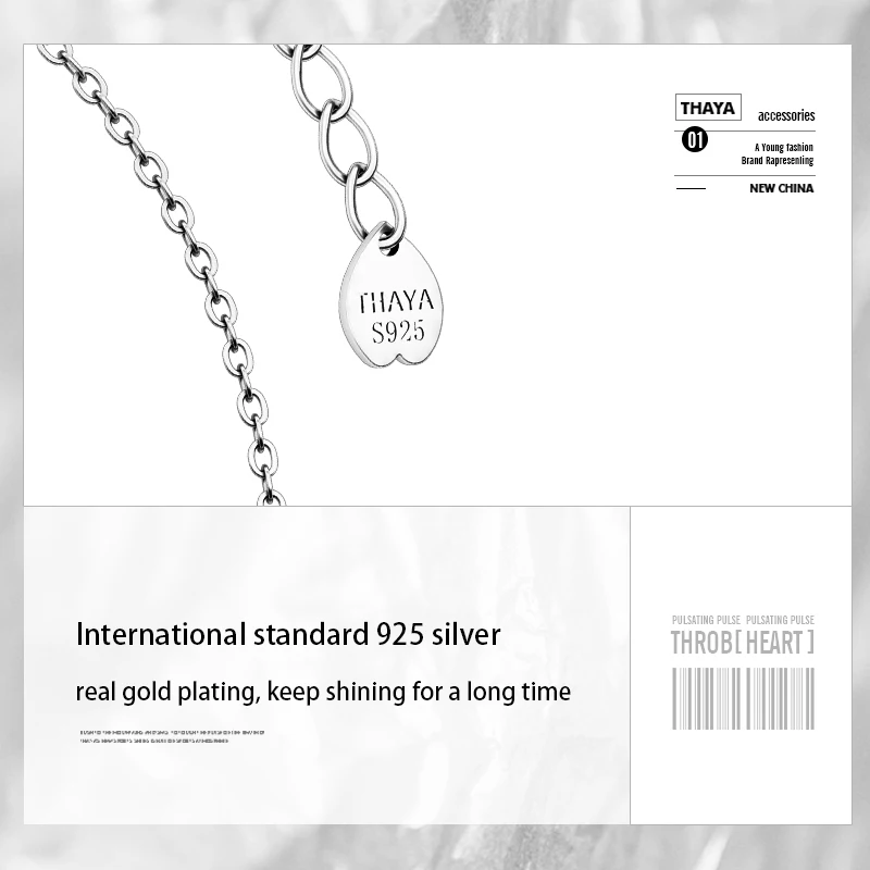Thaya Authentic s925 Sterling Silver Love Birds Necklace Chain Red Enamel Pendant Necklace 45cm For Women Christmas Fine Jewelry
Thaya Authentic s925 Sterling Silver Love Birds Necklace Chain Red Enamel Pendant Necklace 45cm For Women Christmas Fine Jewelry